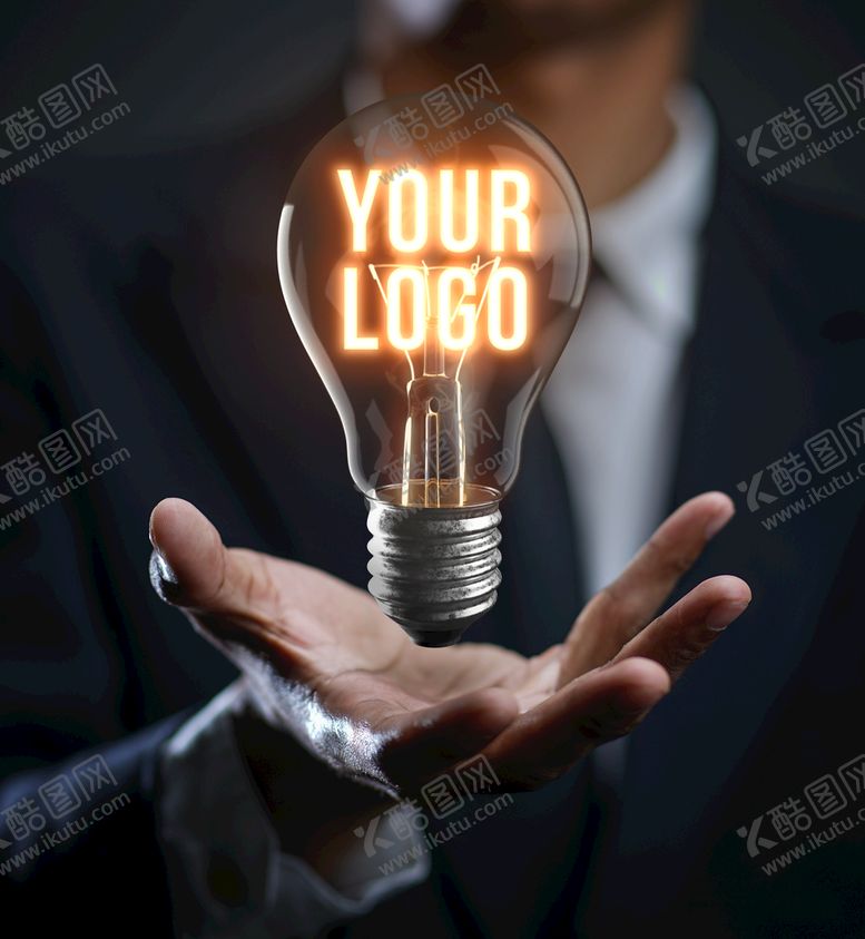 编号：37180711150704062866【酷图网】源文件下载-发光灯泡创意灵感商务海报 