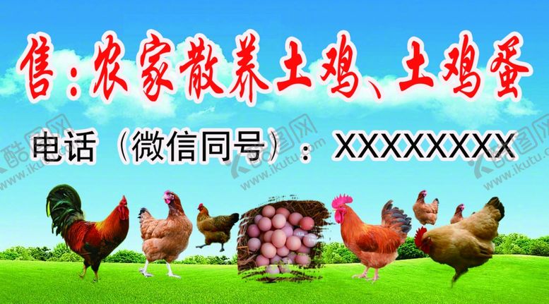 编号：52143810271725181811【酷图网】源文件下载-土鸡土鸡蛋