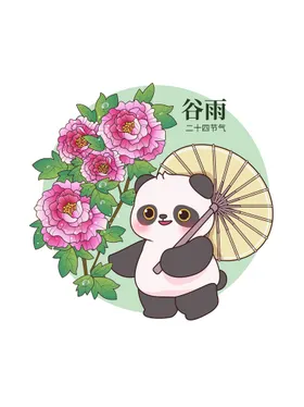 熊猫卡通早教资源形象