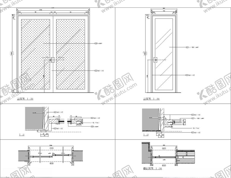 编号：17771909132320576568【酷图网】源文件下载-别墅门表大样