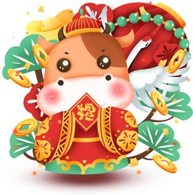 卡通牛