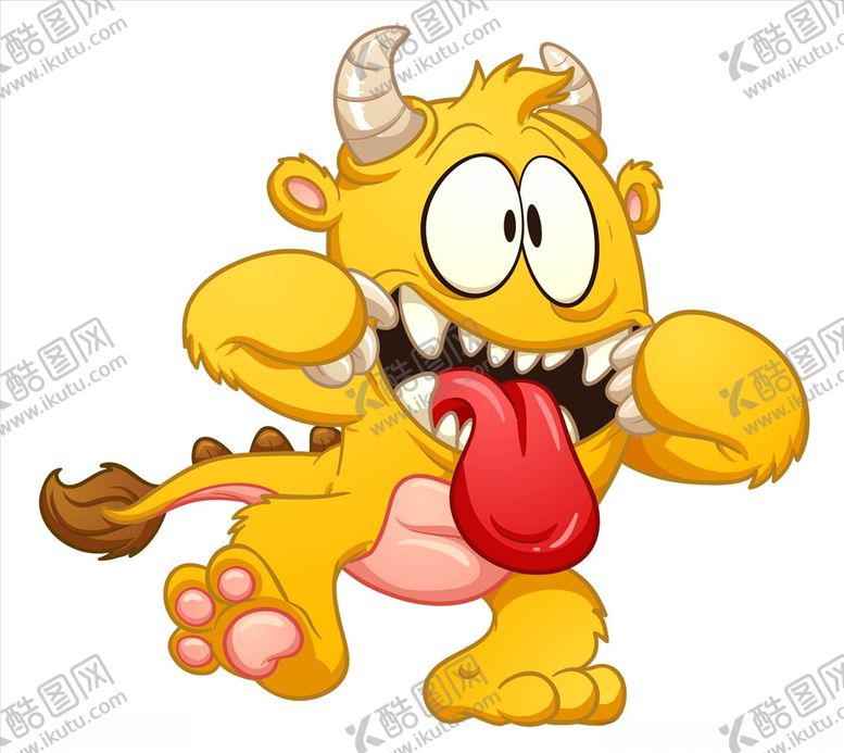 编号：86244709222229577821【酷图网】源文件下载-卡通怪兽