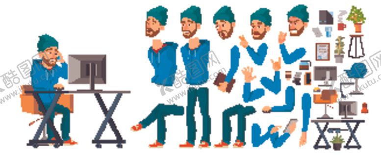 编号：76478309201733547378【酷图网】源文件下载-人物插画