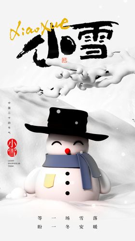 小雪海报