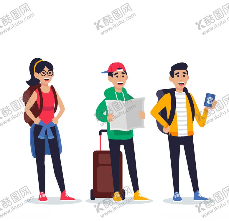 编号：40345209182308311682【酷图网】源文件下载-旅客游客