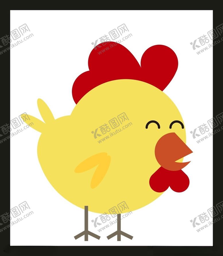 编号：75287302070453124716【酷图网】源文件下载-手绘线描小鸡