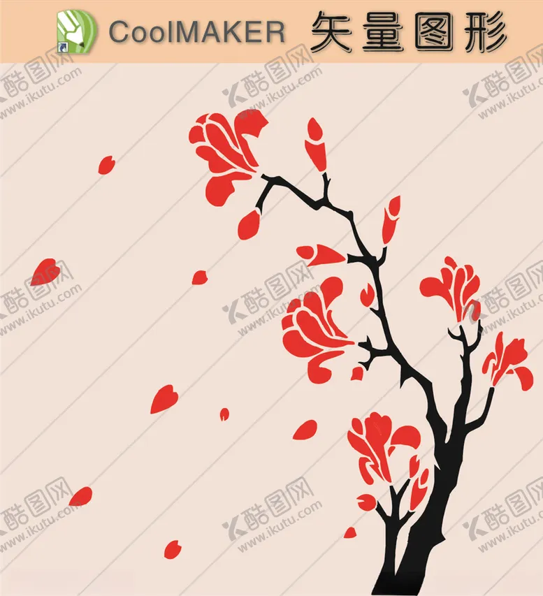 编号：42225106272151483924【酷图网】源文件下载-花草剪纸花草壁纸简洁手绘
