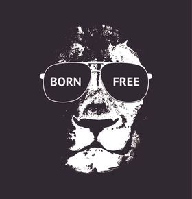 狮子Lion涂鸦动物