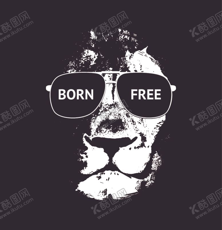 编号：57656105151829109229【酷图网】源文件下载-狮子Lion涂鸦动物酷