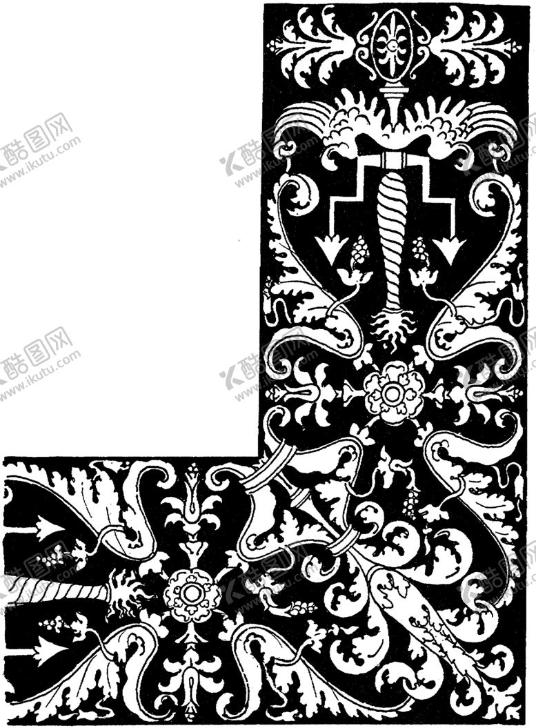 编号：26504409262354121713【酷图网】源文件下载-镂空花图案