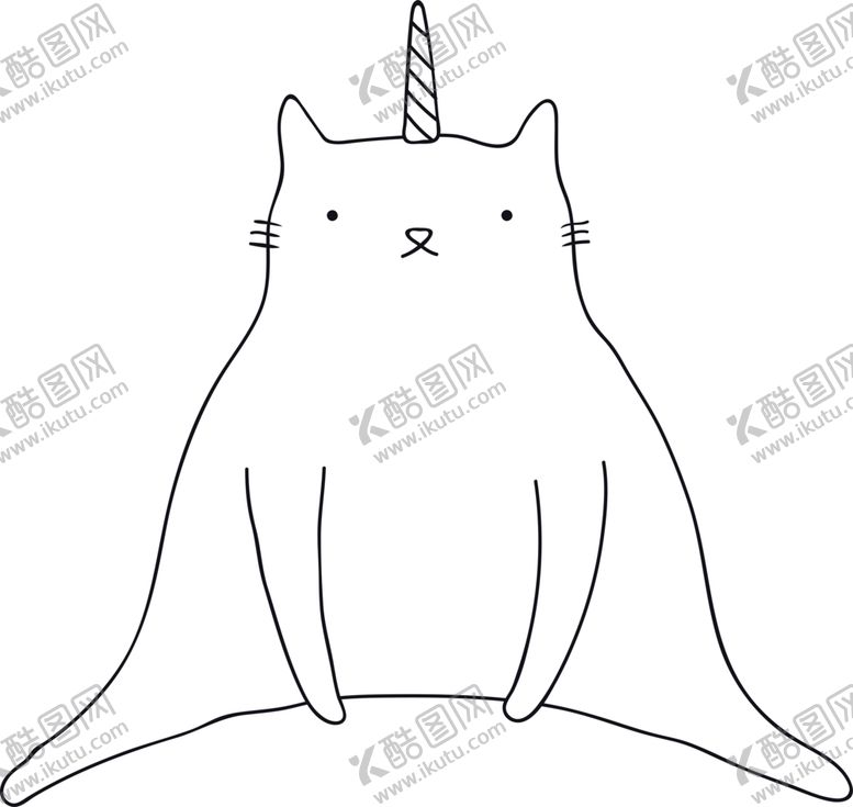 编号：98469711011551564122【酷图网】源文件下载-手绘卡通猫