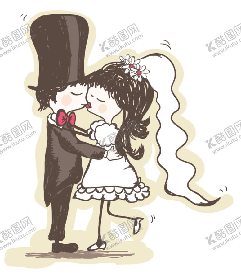 编号：55001410192358578122【酷图网】源文件下载-卡通情侣