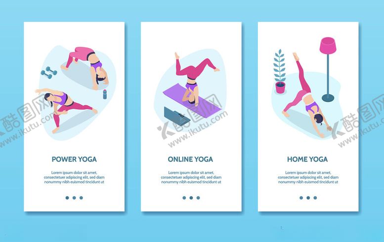 编号：93763910152133255133【酷图网】源文件下载-健身运动插画海报设计