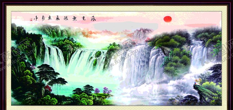 编号：27379909231127365150【酷图网】源文件下载-山水画模板山水画图山水画