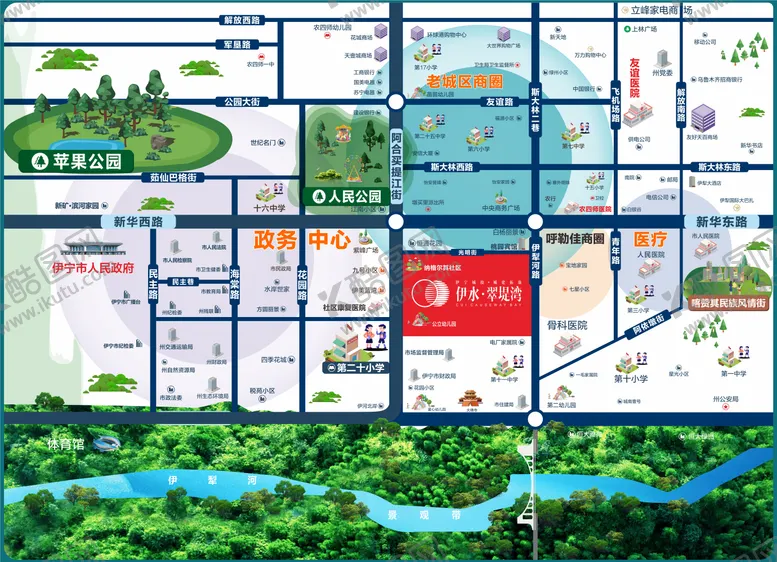编号：24805606142123172487【酷图网】源文件下载-地产区位图