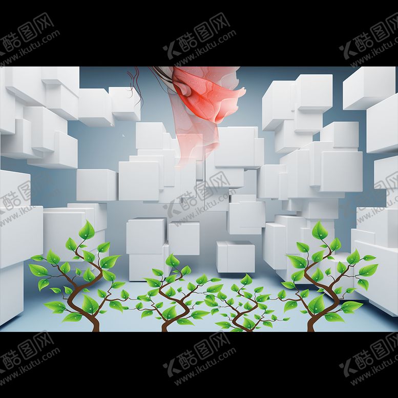 编号：80362109190709318307【酷图网】源文件下载-3D背景墙