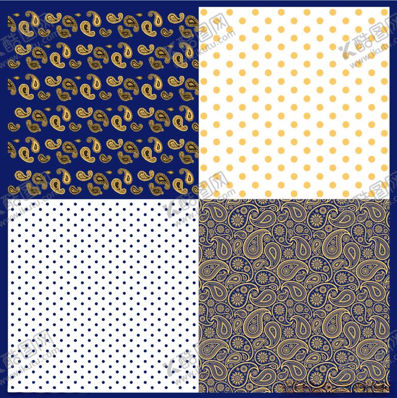 编号：30962504151345488132【酷图网】源文件下载-奢华风腰花图案装饰丝巾图片