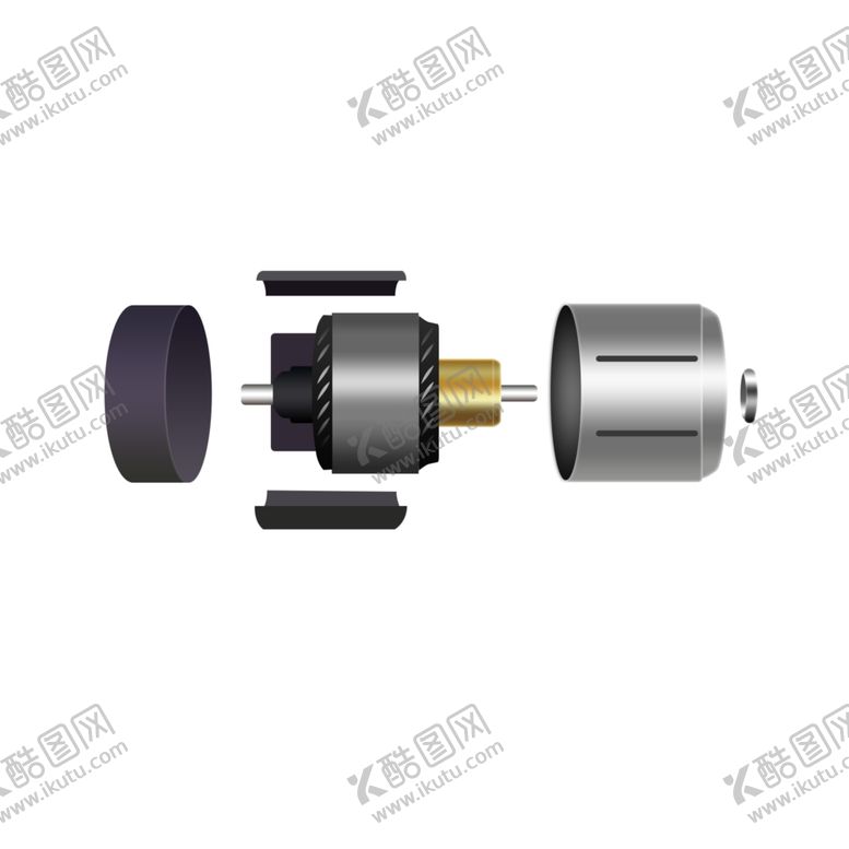 编号：85762810061441248869【酷图网】源文件下载-电机拆分图