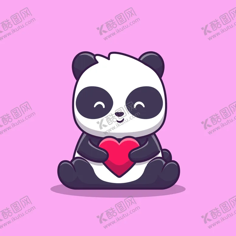 编号：59721309281519579718【酷图网】源文件下载-卡通熊猫