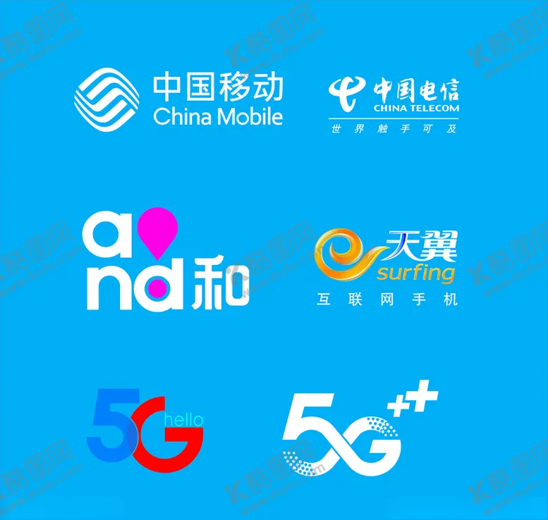 编号：74676106191504344628【酷图网】源文件下载-移动5G联通5G电信5G图