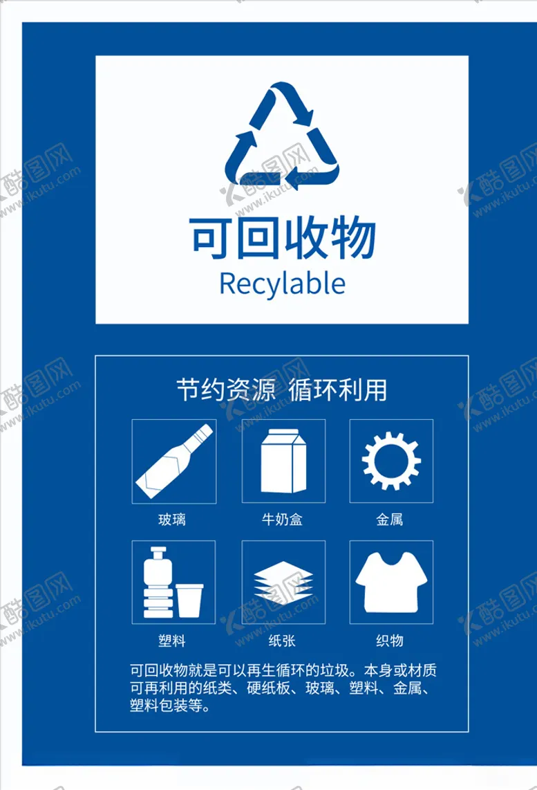 编号：20291804101032243942【酷图网】源文件下载-垃圾回收垃圾分类标识