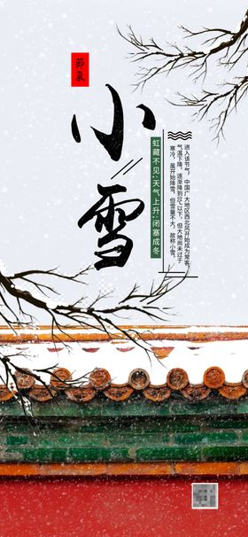 传统二十四节气小雪