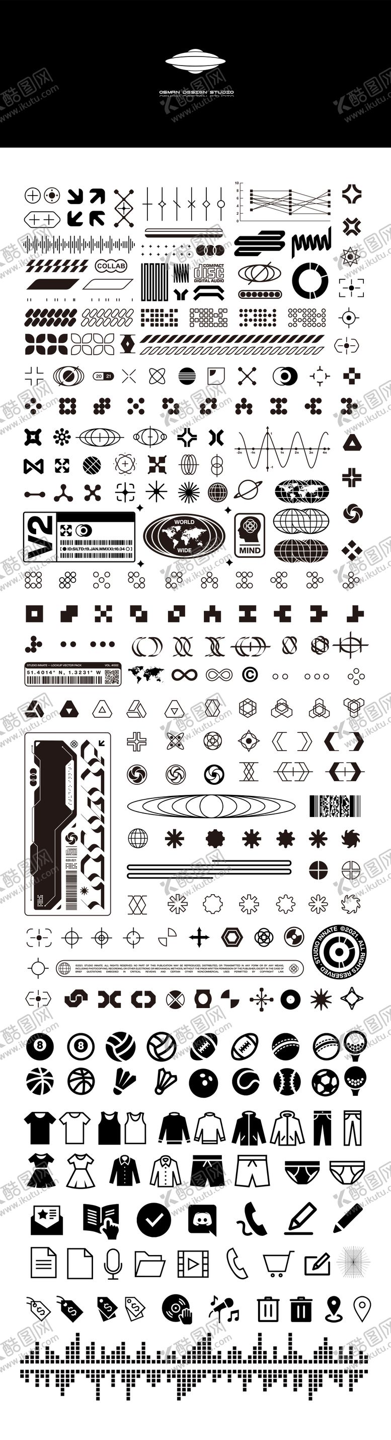 编号：95237112161640474975【酷图网】源文件下载-科技图标元素