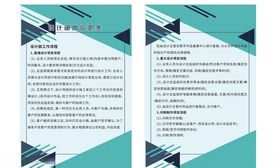 设计部工作制度牌