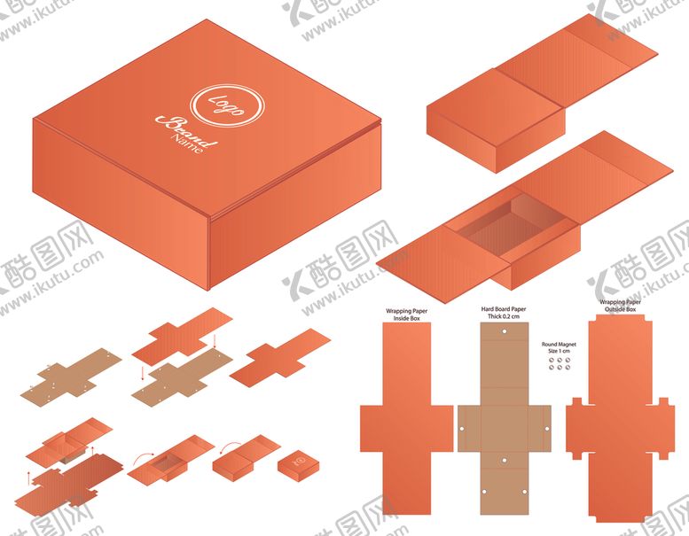 编号：69717909202241032885【酷图网】源文件下载-包装盒刀模