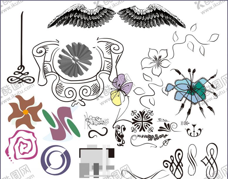 编号：98558409091516253589【酷图网】源文件下载-花纹花边边框角花