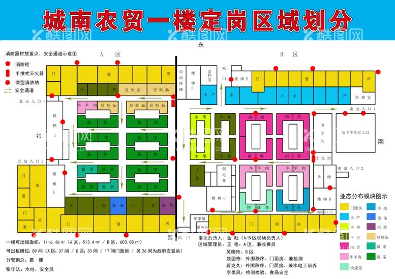 编号：80252112121332152751【酷图网】源文件下载-区域划分安全通道消防示意图