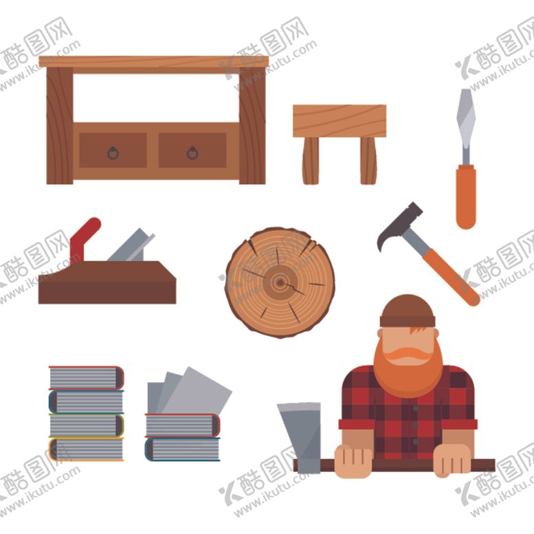 编号：85972209241457315993【酷图网】源文件下载-伐木工人