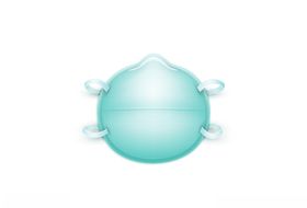 卡通高清口罩手绘插画