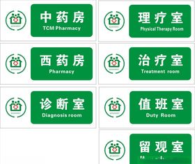 医院卫生所门牌科室牌