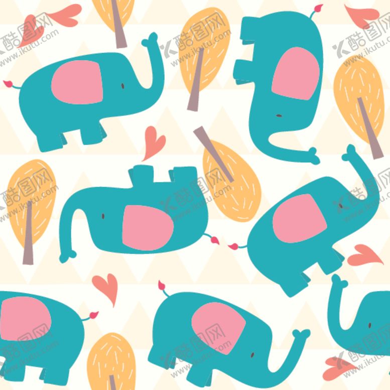 编号：64588409120244127683【酷图网】源文件下载-动物主题矢量插画背景