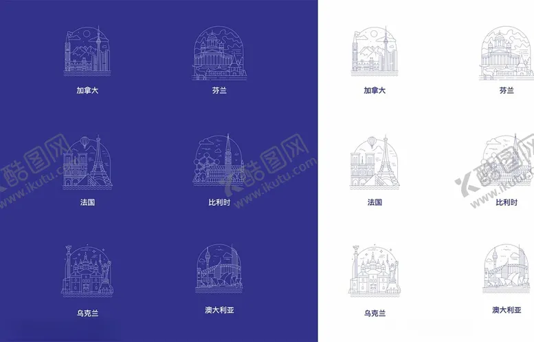 编号：39571501271714394424【酷图网】源文件下载-加拿大芬兰法国城市建筑