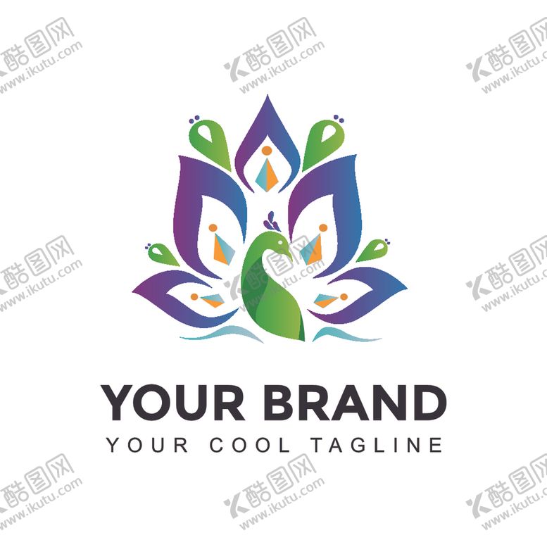 编号：91982409111546428689【酷图网】源文件下载-孔雀logo