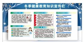 冬季教育知识宣传栏