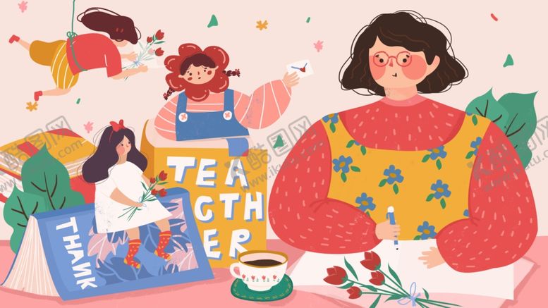 编号：61494510162223446054【酷图网】源文件下载-教师节海报