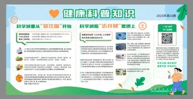 健康减肥知识宣传栏