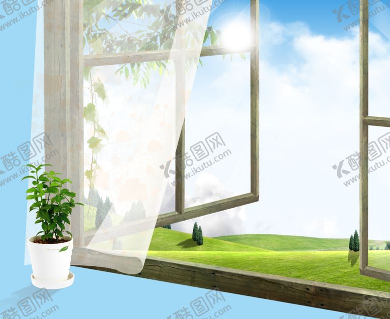 编号：43549809220536388832【酷图网】源文件下载-清新窗台
