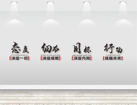 文化励志背景墙