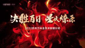 决胜百日背景板