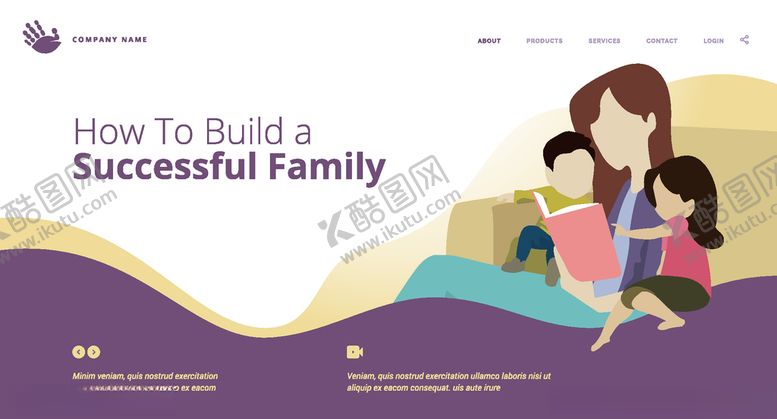 编号：63845309161521312750【酷图网】源文件下载-手绘亲子时光