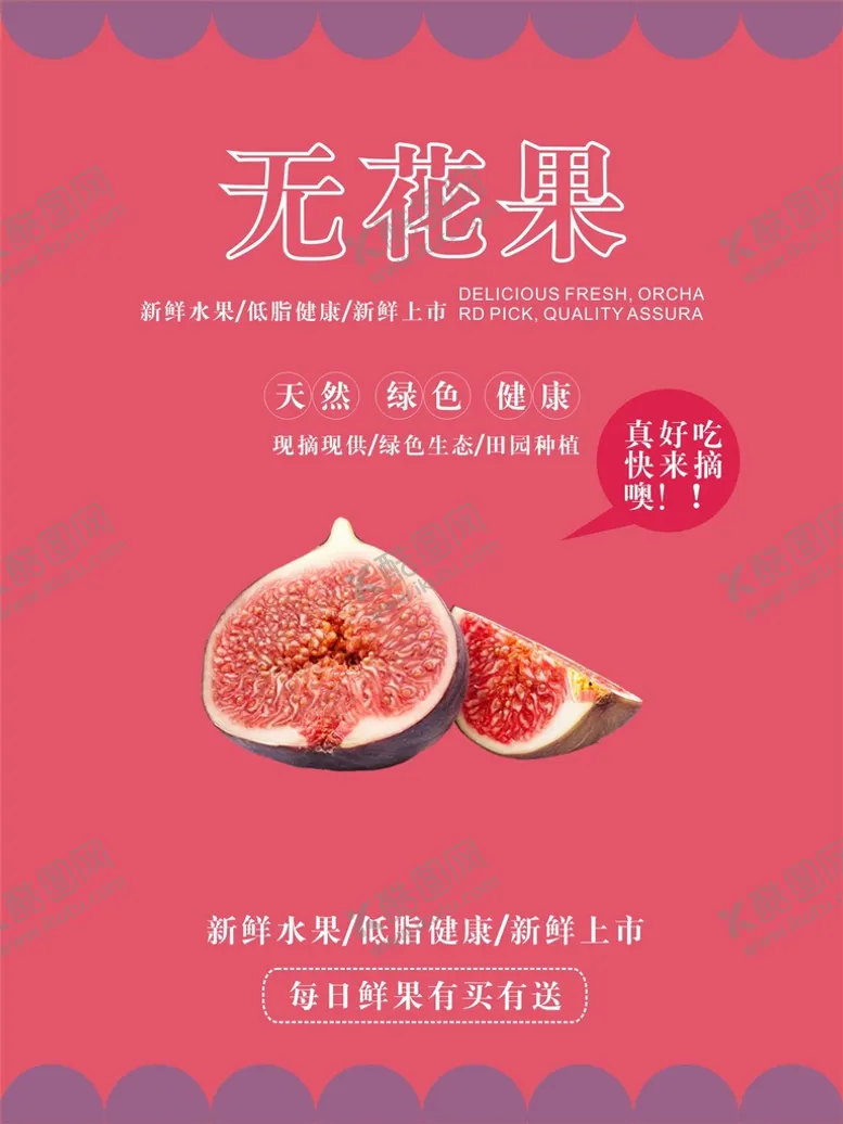 编号：71012401172310313833【酷图网】源文件下载-无花果海报