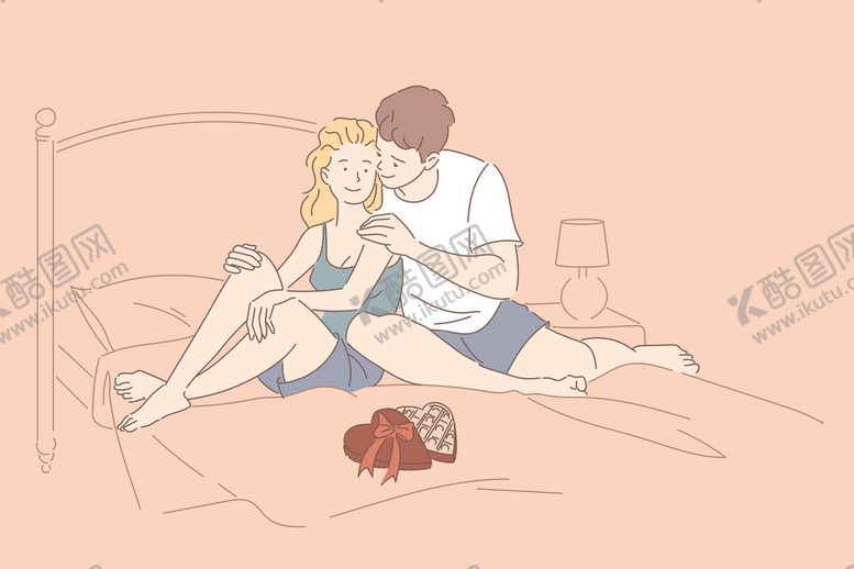 简约人物日常生活插画男青年形象职业形象形象设计