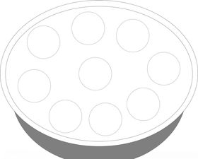 可爱美食汤圆插画