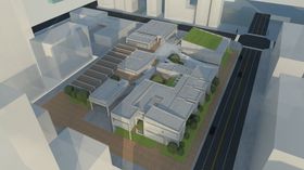 厂区鸟瞰图工业邻里中心