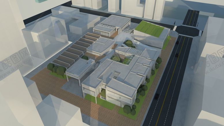 编号：28356910100356569261【酷图网】源文件下载-邻里中心模型