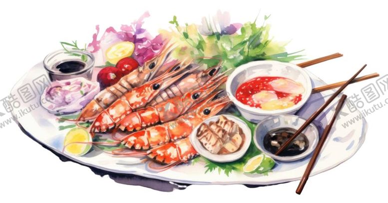 编号：40447011240009317236【酷图网】源文件下载-手绘美食